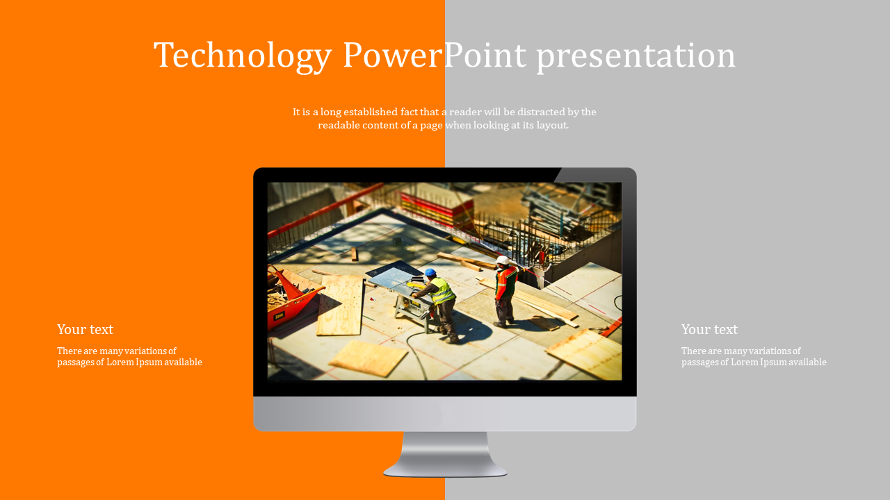 Amazing Technology PowerPoint Presentation Slide Design